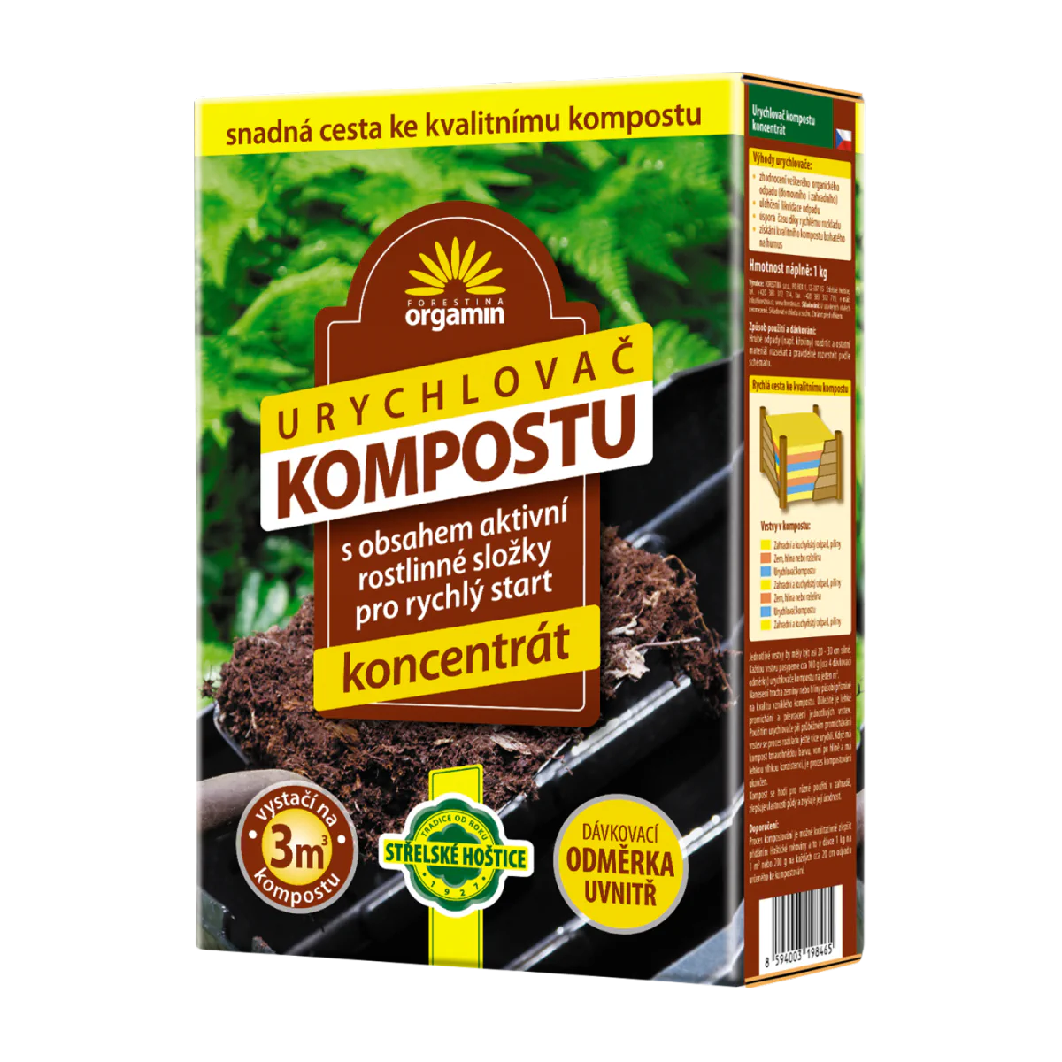 Urychlovač kompostu Forestina Orgamin koncentrát 1 kg